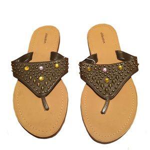 Studded Flat Sandals